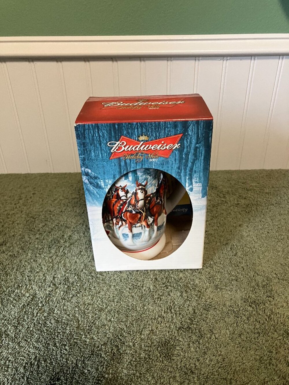 Budweiser Holiday Stein